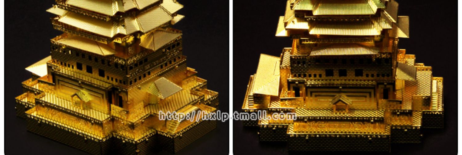 Mô hình xây dựng câu đố kim loại 3D ba chiều Bắc Kinh Tiananmen Taihe Tử Cấm Thành thủ công DIY đồ chơi người lớn - Chế độ tĩnh máy múc trẻ em