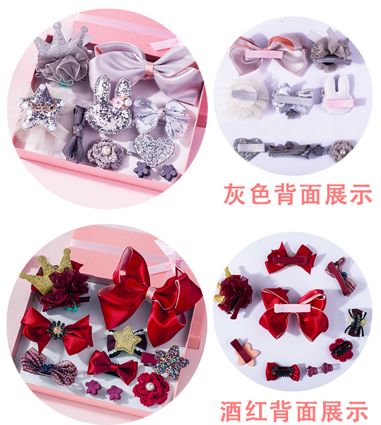 Trẻ em của mũ cô gái kẹp tóc phụ kiện tóc Hàn Quốc Công Chúa dễ thương bow knot flower jewelry cô bé kẹp tóc kẹp