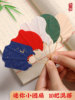 Mini Pocket Bookmark Small Fan Chinese Style Creative Toothpick Fan DIY Handwritten Palm Fan Blank Hand-Painted Fan