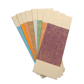 Chinese classical style blank handwritten rice paper calligraphy bookmark