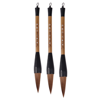 Cao Yige's Cloud-Walking Wolf Hair Brush Pen - Large, Medium, Small Sizes - Beginner's Calligraphy Brush Set - Special for Large Character Couplets, Inscriptions, and Regular Script - Calligraphy and Chinese Painting Brush for Adults