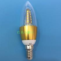 LED candle bulb Chandelier Crystal bulb e14led bulb tip bulb 5W small screw E27 ordinary bulb