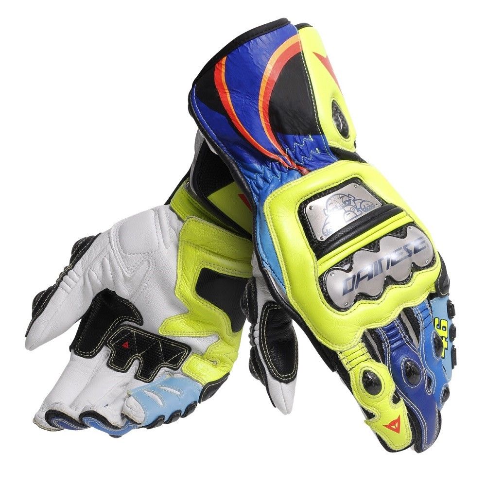 Rossi Rossi Titanium Alloy Long Version Locomotive Riding Gloves Racing All Season Locomotive Rider Leather Gloves