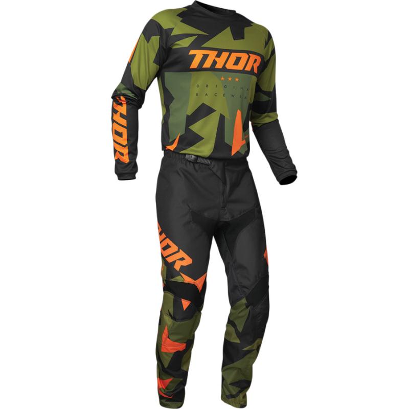 THOR Thor off-road suit motorcycle summer ventilation breathable sunscreen camouflage riding racing suit