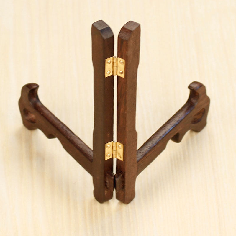 Solid Wood Chicken Wings pu-erh Pu-erh shelf Wood Tea Stent Tea Cake Rack Tea Tract Accessories