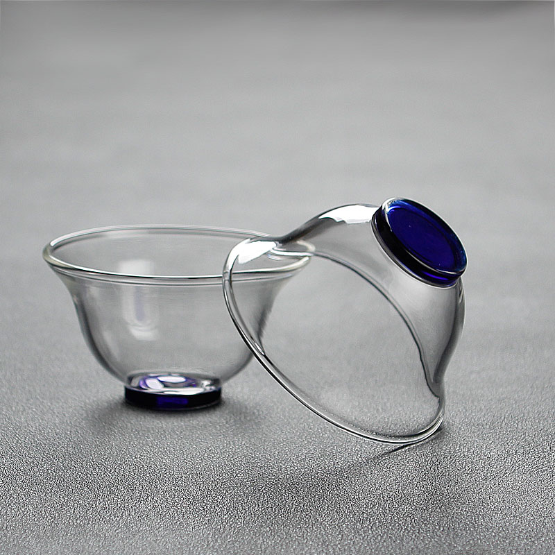 Heat - resistant glass cup Kunfu tea cup small cup cup cup cup cup small capacity tea cup cup