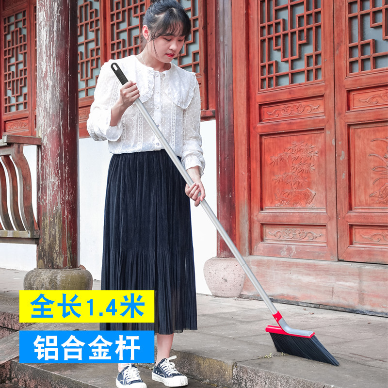Large long-handled outdoor broomstick dustpan set factory sweep road broomomomom courtyard sweep