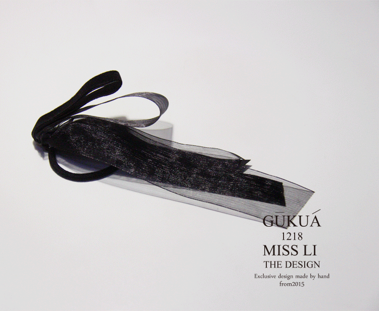 581gukua handmade nhung đen cá tính khí chất dây tóc vòng tóc kẹp tóc phụ kiện sợi tóc mới - Phụ kiện tóc băng đô