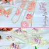 Embroidered cloth patch original exquisite Hanfu cheongsam antique patch hole decoration home fabric embroidery piece diy