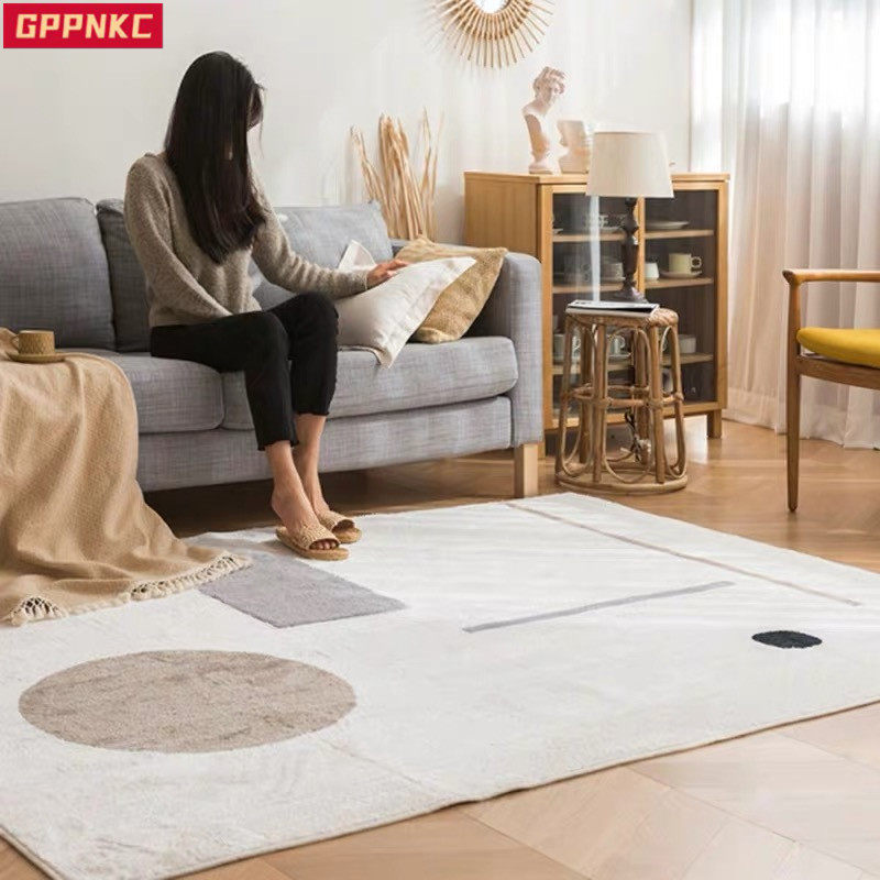 Living room Carpet Home All-paved Nordic modern minimalist Thickened Sofa Tea Table Blanket Room Tatami Bedside Blanket