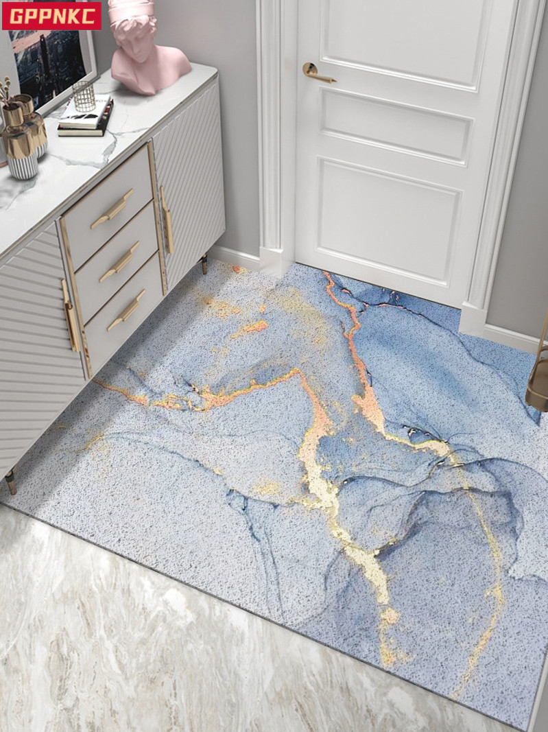 Floor cushion for entry in and out of the door mat for home tailoring the Xuanguan corridor into the door silk ring PVC can scrub the carpet