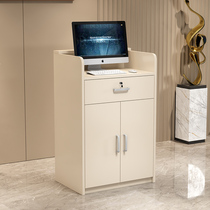 Bar cashier shop small counter shop simple economical cashier table barber shop clothing store reception desk