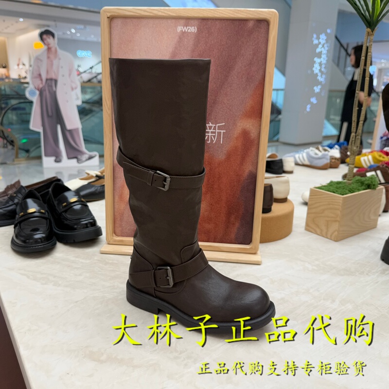 Authentic Belle Liberty Sand Island Knight Long Boots for Women, Western Style Boots, 2026 Winter New Model G2G1Ddg6 Authentic Belle Liberty Sand Island Knight Long Boots for Women, Western Style Boots, 2026 Winter New Model G2G1Ddg6