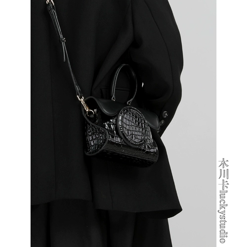 木川卡 Брендовая оригинальная дизайнерская ретро портативная сумка на одно плечо, ремешок для сумки