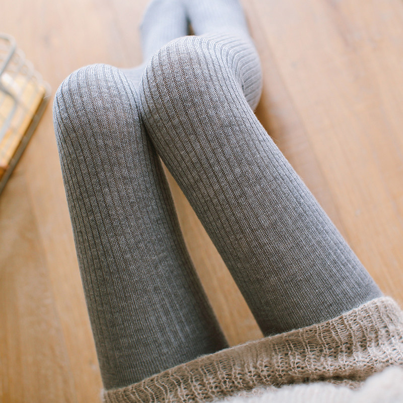 2021 new autumn and winter women's cashmere pantyhose thickened pantyhose wool bottoming stockings stockings Korean version all-match