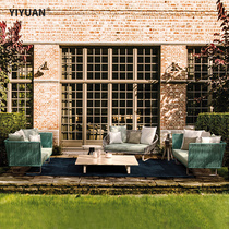 Outdoor Leisure Sofa CourtyTea CourtyOutdoorsOutdoorsOutdoorsOutdoor Fuji HomePalace Terrace Balcony Vine Sofa