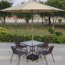 Outdoor tables and chairs combined with three pieces of balcony courtyard leisure outdoor terrace chair garden iron chair