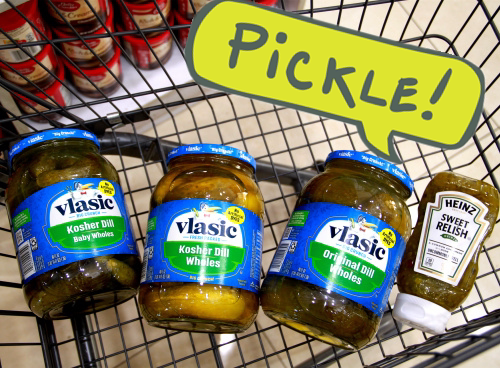 Vlasic Kosher Dill Baby Whales Pickle Heizn Sweet Relaish-Ta