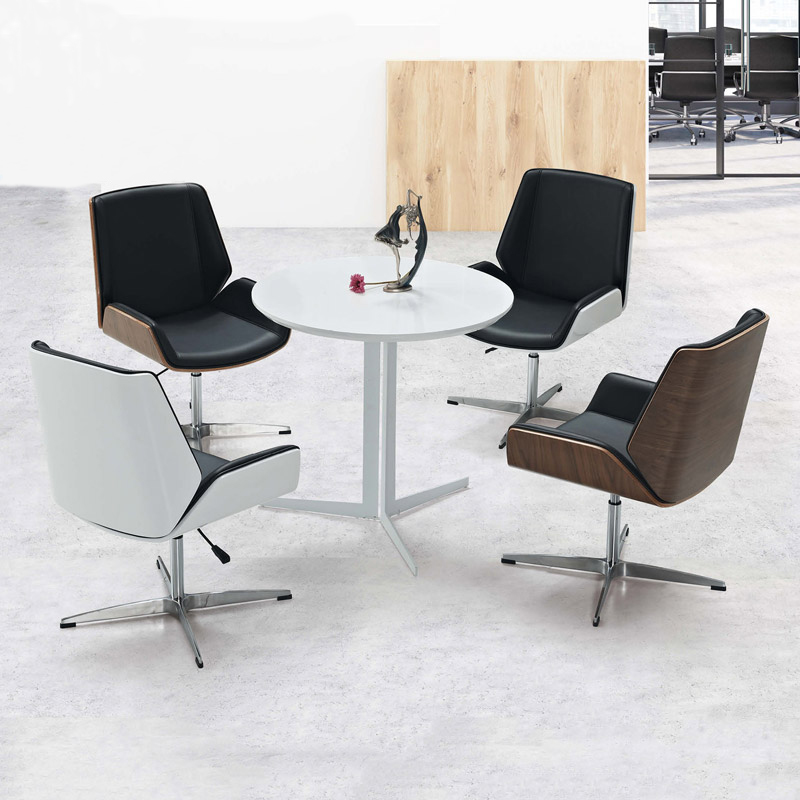 Round Table Reception Desk Small Conference Table Minimis Mobile Office Simple 4 People Modern Negotiate Training Office Furniture