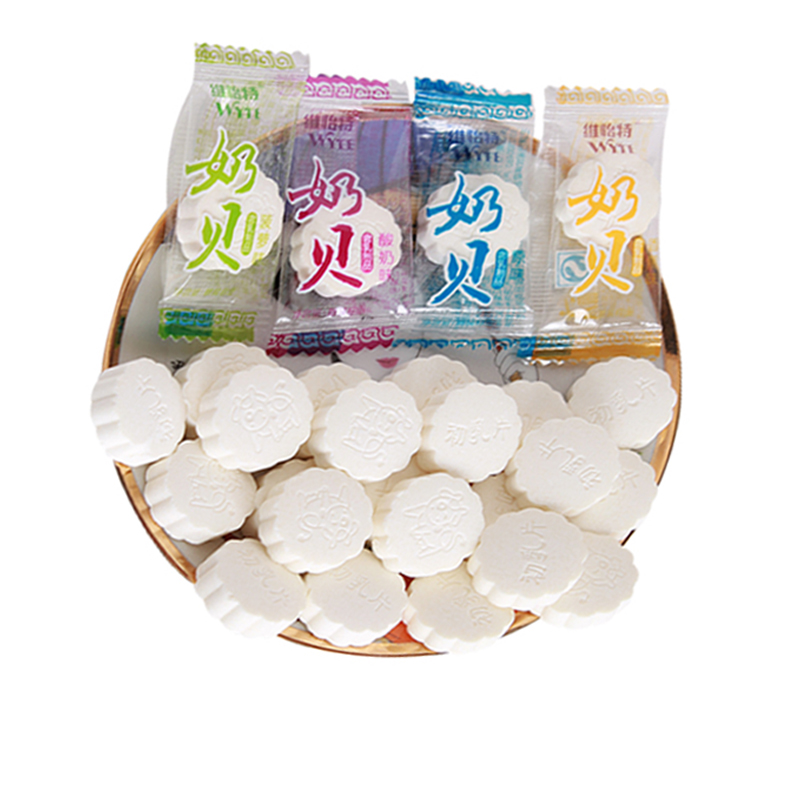 Weiyite Milk Tablets Inner Mongolia Dry Eat Milk Tablets Milk Tablets Grass Milk Beate Produced 500g Original Flavor