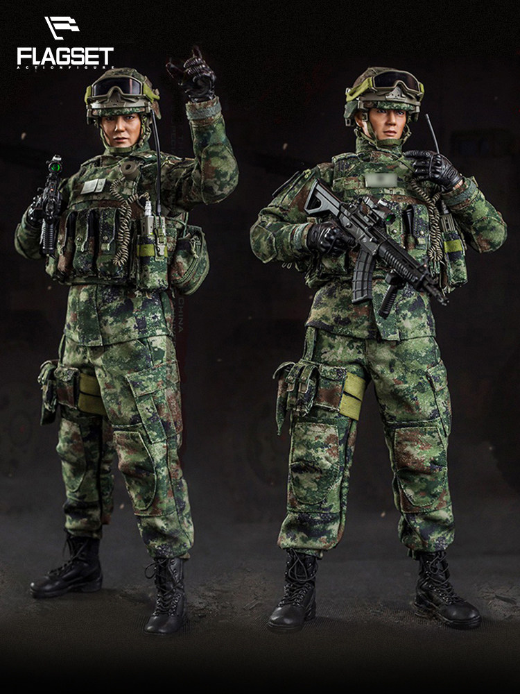 Spot FLAGSET 1 6 SOLDIER man model Chinese People's Liberation Army Army FS73034