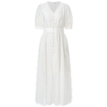 (Galaxy Elf-same style in shopping malls) MAXRIENY Elegant Palace Embroidery Dress 2024 Summer New Style