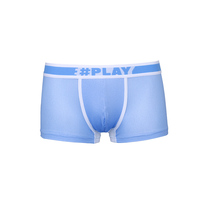 YESCODE Korean male mid-waist Lyca soft and comfortable silk sliding breathable speed dry four corners skintight corner pants