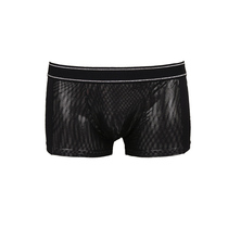 YESCODE Korean male mid-waist Lyca soft and comfortable silk sliding breathable speed dry four corners skintight corner pants