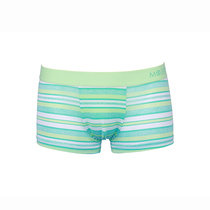 YESCODE Korean male mid-waist Lyca soft and comfortable silk sliding breathable speed dry four corners skintight corner pants