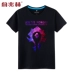 World of Warcraft trò chơi thủy triều thương hiệu Áo thun cotton mùa hè cổ tròn cộng với phân bón để tăng mỡ lớn kích thước lỏng tay ngắn nam triều áo thun nam cổ tròn Áo phông ngắn