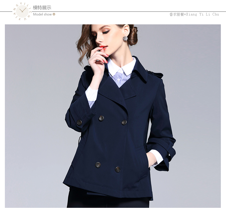 Trench pour femme      en Coton - Ref 3226260 Image 14
