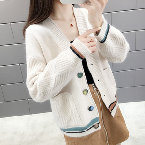 【已验货】很仙早秋新款百搭针织开衫外套