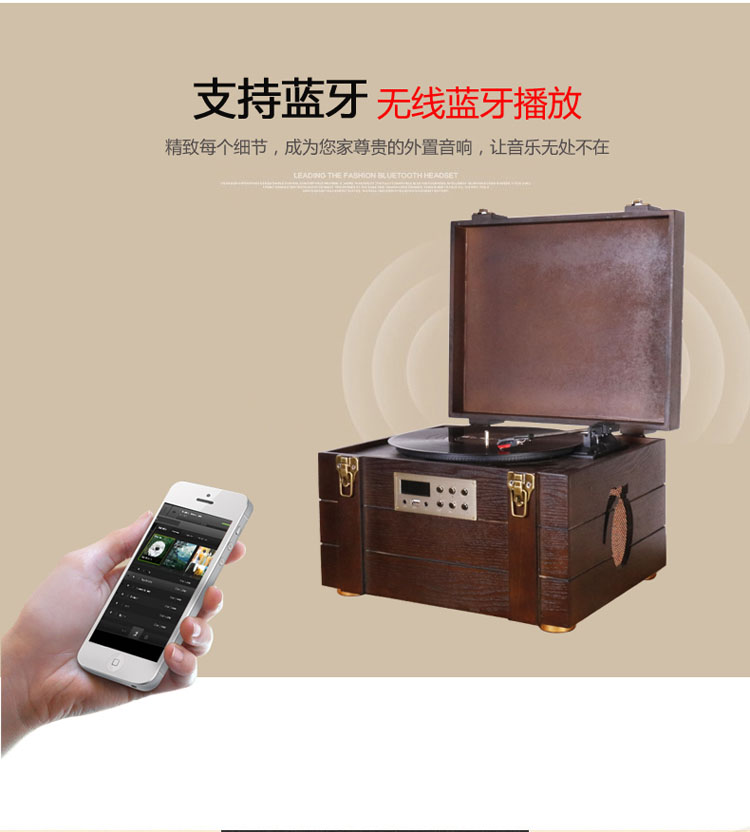 máy phát nhạc đĩa Trung Quốc mang hộp đạn chiến đấu LP vinyl ghi máy nghe nhạc ghi âm cổ đĩa ghi đĩa retro / u đĩa 	bán đầu đĩa than denon