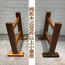 Large board table simple bracket solid wood working frame Okumba flower log triangle tripod table legs modern minimalist business