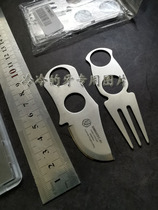 German Razolution razor Card Cutlery Card Knife and fork EDC