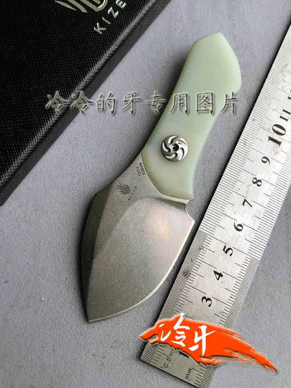 Imported Kizer Cutlery Kaiser Thunbper Long Roar short small straight knife