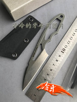Imported Real Steel Sharp Lion Emperor Aliencck Wharncliffe small straight knife neck knife