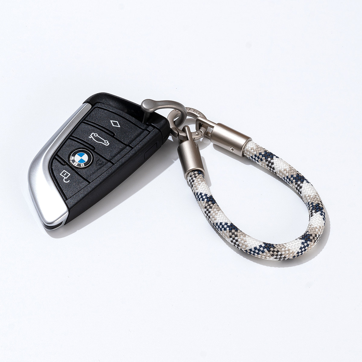 Car Keychain Pendant Lanyard Chain Key Ring Horseshoe Buckle High-End Simple Creative Rearview Mirror Hanging Ornament Key Chain