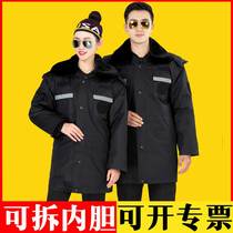 Security coat mens winter thickened cotton uniforms multi-functional Special Training Training winter clothing winter winter clothing Security Security cotton-padded clothing