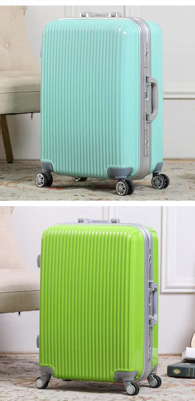 Khung nhôm mật khẩu lên xe đẩy du lịch trường hợp bánh xe phổ quát 20 inch 24 inch 28 inch túi hành lý nhà máy bán trực tiếp vali lớn