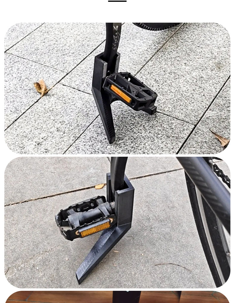 Portable Bicycle Kickstand Bracket for Mountain Bikes, Road Bikes, Crankside Stand Bracket, Modified Bike Stand