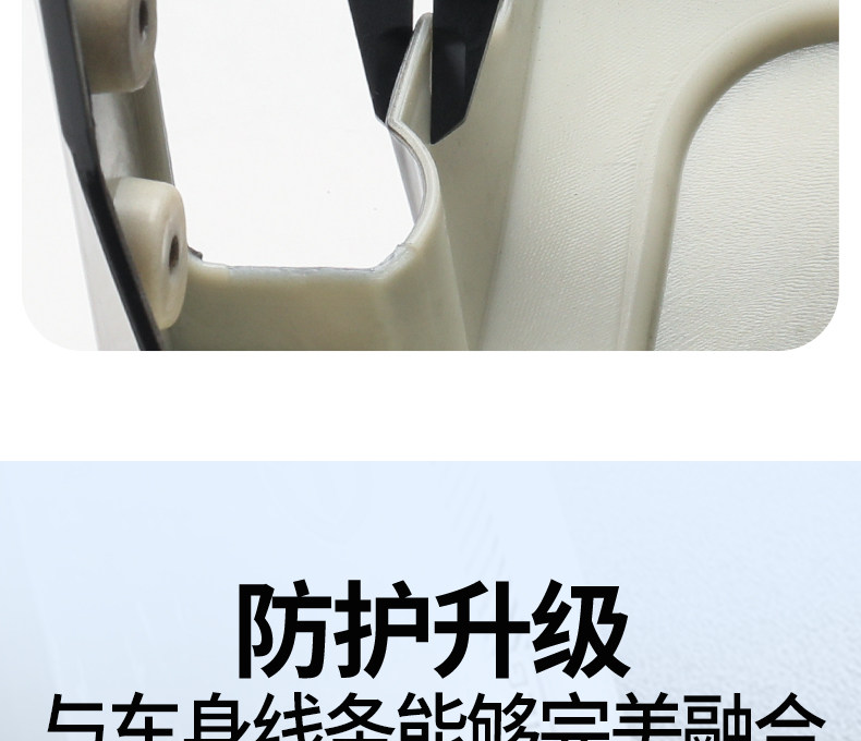 Thickened front fender mudguard for electric vehicles, suitable for Tailin Cangqiong, made of wear-resistant plastic, universal front mudguard modification
