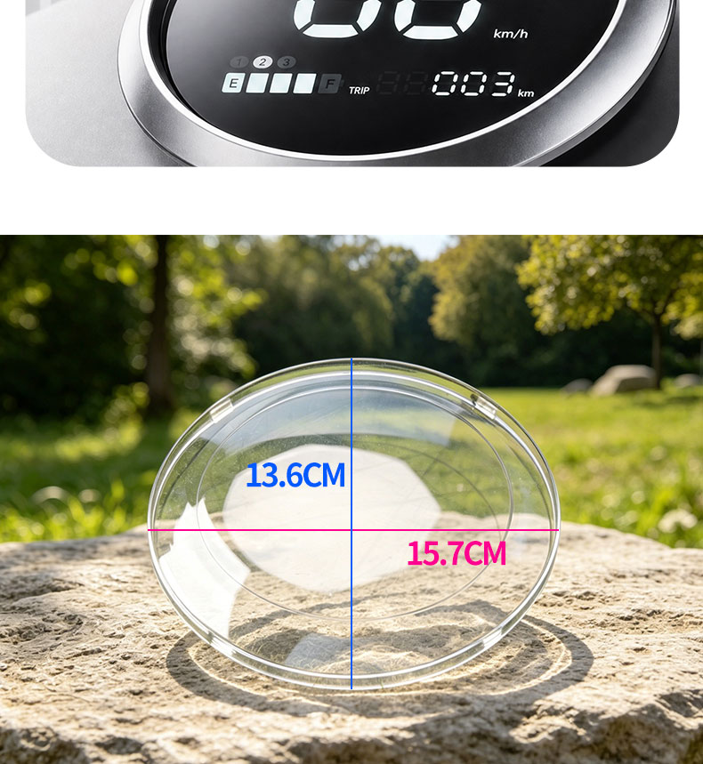 Suitable for Aima Luna Pro/2024Air/Wb30 Instrument Housing Electric Vehicle High-Definition Transparent Instrument Protective Cover