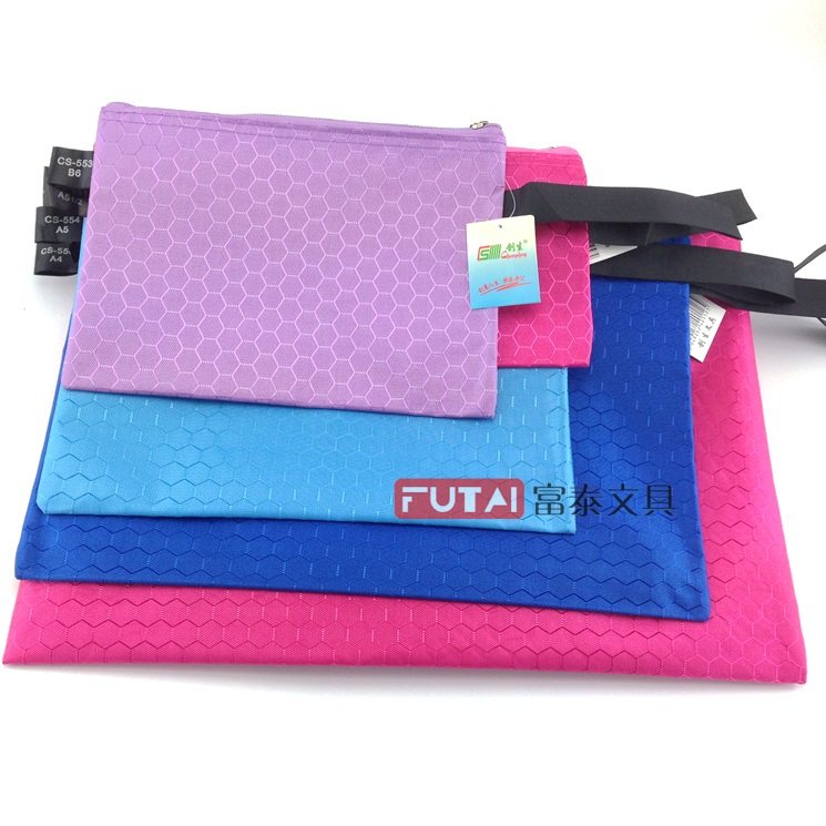 Creationallaced bag football signet bracelet A4 A4 B5 A5 B6 B6 bag pure color waterproof frosted cashier bag