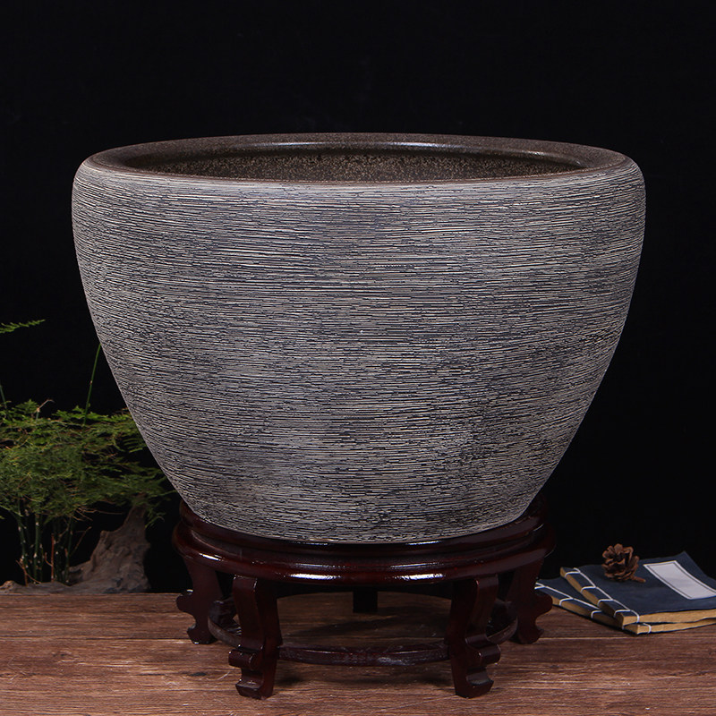 Ceramic gold fish tank Living room Small brocade carp fish tank Utortoise vat Turtle Tank special jar Home Tortoise Basin fish-fish basin