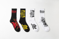 NE nuclear explosion DW Devil Whisky fashion socks absorption and thickening warmth sports trend cotton socks male
