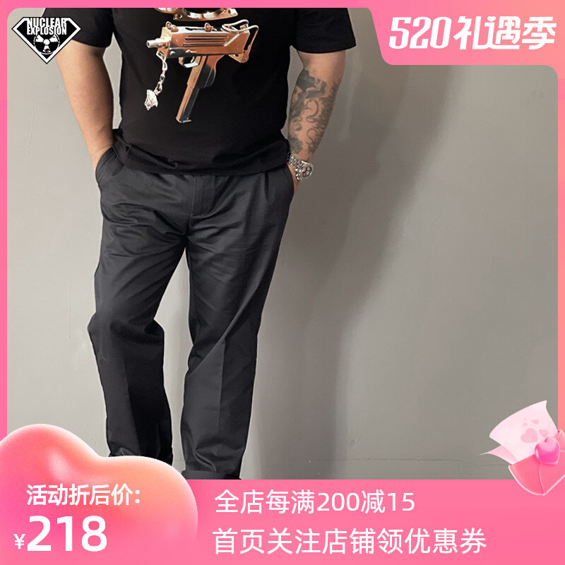 Nuclear Explosion Spring Summer New Products Tooling West Coast Style Hip Hop Classic Semi-Slurring Straight Cylinder Loose Casual West Pants Man
