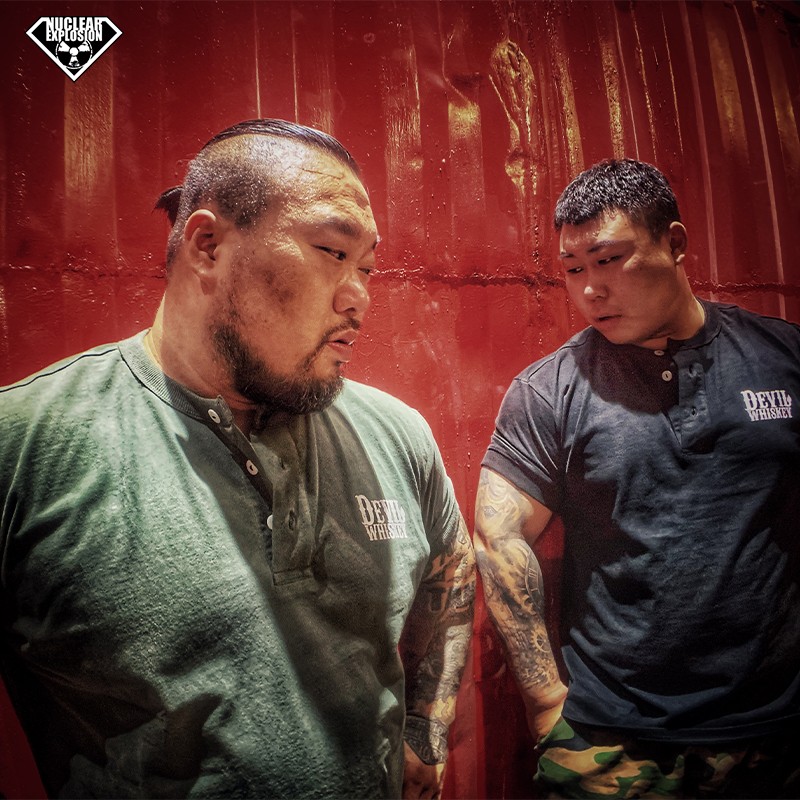 DW devil whiskey gentleman retro style pure cotton short-sleeved half-sleeved loose super large size trend polo Henry shirt