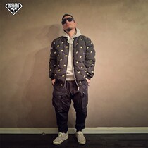 NE nuclear explosion fall and winter tide add baseball clothing loose and large embroidery cotton cotton clothing