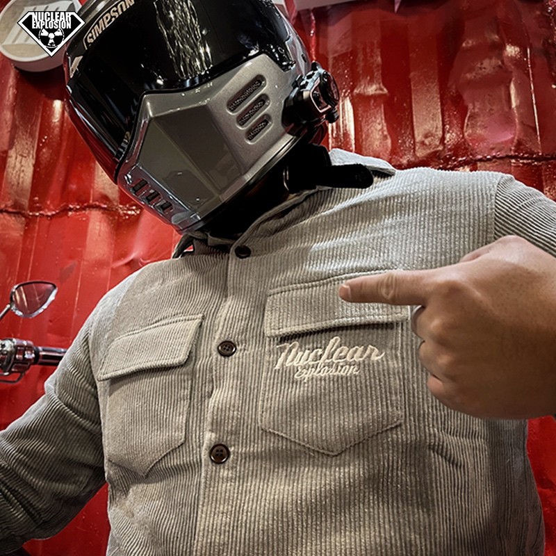 Nuclear Explosion American Retro West Coast Paisley Cashew Pattern Splicing Loose Strips Suede Jacket Light Core Suede Shirt